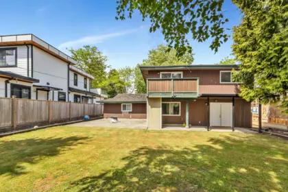 Aerial View of 12881 Carluke Crescent, Surrey, BC