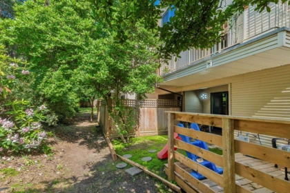 Backyard Photo of 110 1210 Falcon Drive, Coquitlam, BC
