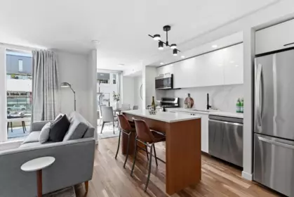 Kitchen Island Photo of 312 328 E 11th Avenue, Vancouver, BC