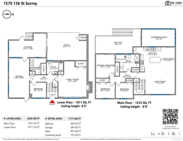 Front Yard Photo of 1579 136 Street, Surrey, BC