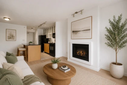 Basement Recreation Room Photo of 509 1225 Richards Street, Vancouver, BC