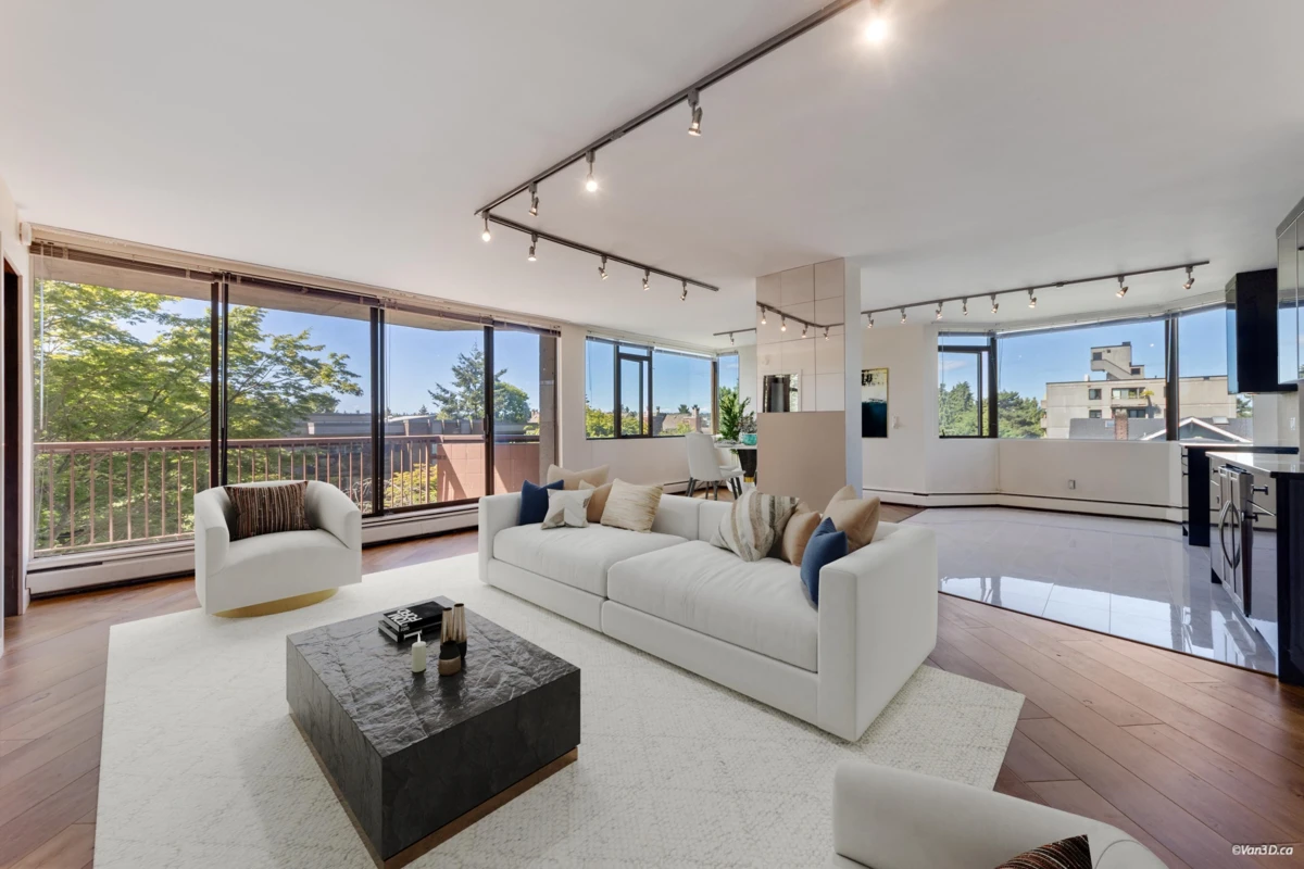 Living Room Photo of 306 2445 W 3rd Avenue, Vancouver, BC