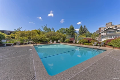 Aerial View of 306 2445 W 3rd Avenue, Vancouver, BC