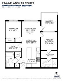 214 741 Anskar Court, Coquitlam, BC, Coquitlam — Apartment/Condo for sale