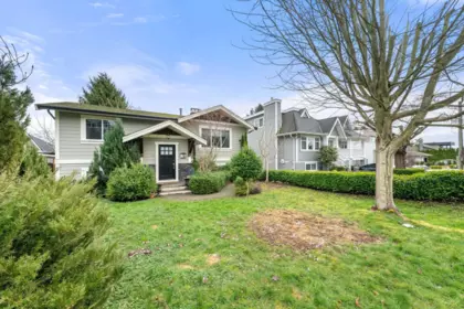 Aerial View of 1276 Kent Street, White Rock, BC