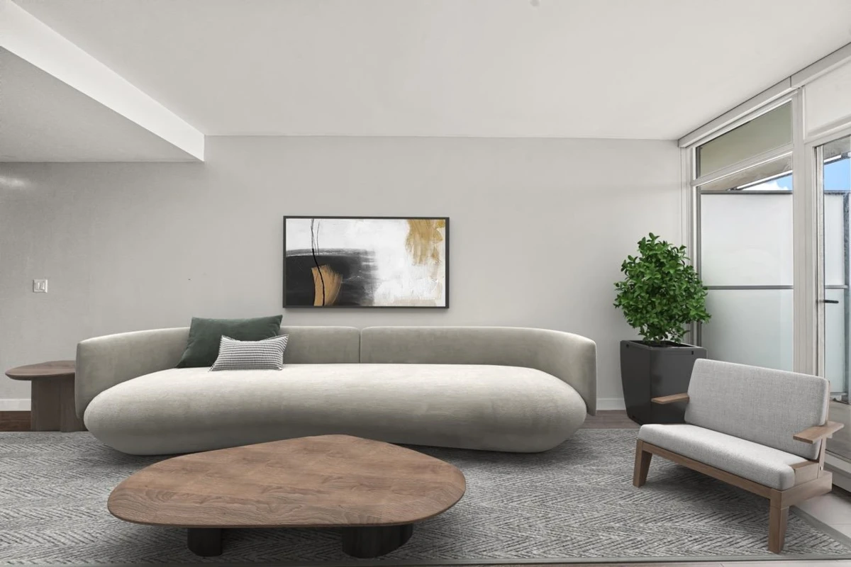 Living Room Photo of 809 5580 No 3 Road, Richmond, BC