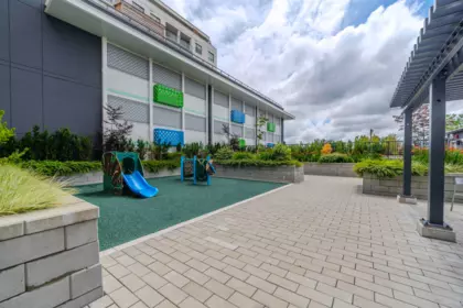Outdoor Deck Photo of 315 27218 Aldergrove Town Centre Drive, Langley, BC
