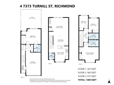 4 7373 Turnill Street, Richmond, BC, Richmond — Townhouse for sale