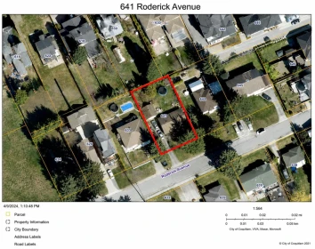 641 Roderick Avenue, Coquitlam, BC, Coquitlam — Single Family Residence for sale