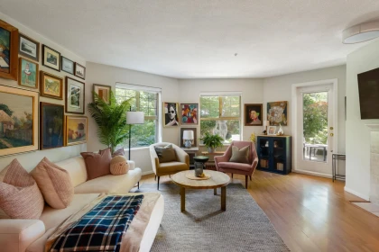 Living Room Photo of 305 210 Eleventh Street, New Westminster, BC