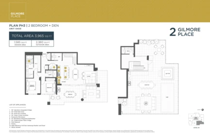 6403 2108 Gilmore Avenue, Burnaby, BC, Burnaby — Apartment/Condo for sale