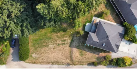 Aerial View of 4995 Bay Road, Sechelt, BC