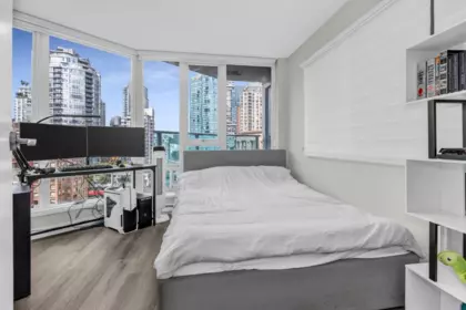 Bedroom 3 Photo of 1805 788 Hamilton Street, Vancouver, BC