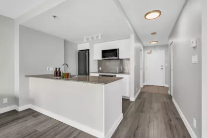 Dining Area Photo of 1805 788 Hamilton Street, Vancouver, BC