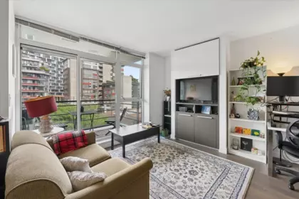 Living Room Photo of 608 288 W 1st Avenue, Vancouver, BC