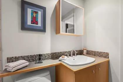 Powder Room Photo of 309 1535 Nelson Street, Vancouver, BC