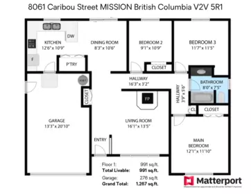 8061 Caribou Street, Mission, BC, Mission — Single Family Residence for sale