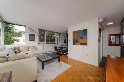 Dining Area Photo of 203 1850 Comox Street, Vancouver, BC