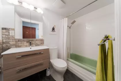 Primary Bathroom Photo of 203 1850 Comox Street, Vancouver, BC