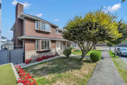 Aerial View of 3681 Scales Place, Vancouver, BC
