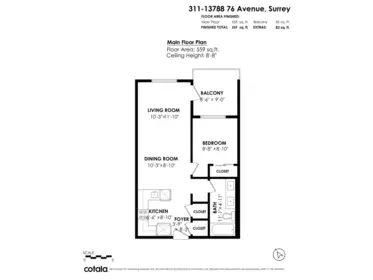Exterior Rear Photo of 311 13788 76 Avenue, Surrey, BC