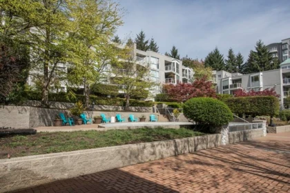 Backyard Photo of 211 8460 Jellicoe Street, Vancouver, BC