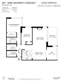 307 9298 University Crescent, Burnaby, BC, Burnaby — Apartment/Condo for sale
