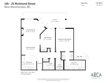 Basement Recreation Room Photo of 105 25 Richmond Street, New Westminster, BC