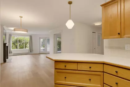Kitchen Island Photo of 105 25 Richmond Street, New Westminster, BC