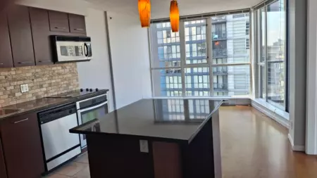 Aerial View of 2508 1155 Seymour Street, Vancouver, BC