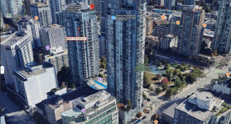 Outdoor Deck Photo of 2508 1155 Seymour Street, Vancouver, BC