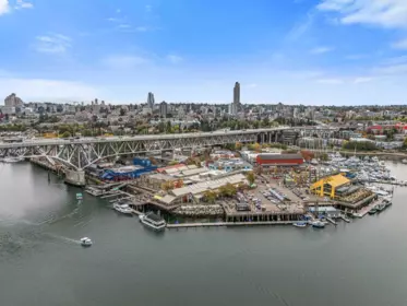 Aerial View of 207 1750 W 10th Avenue, Vancouver, BC