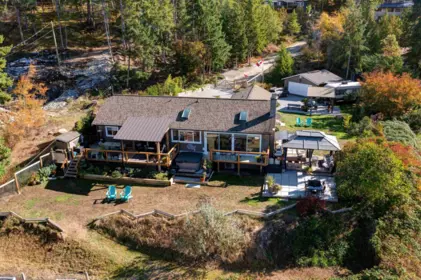 Exterior Rear Photo of 4517 Pollock Road, Pender Harbour, BC