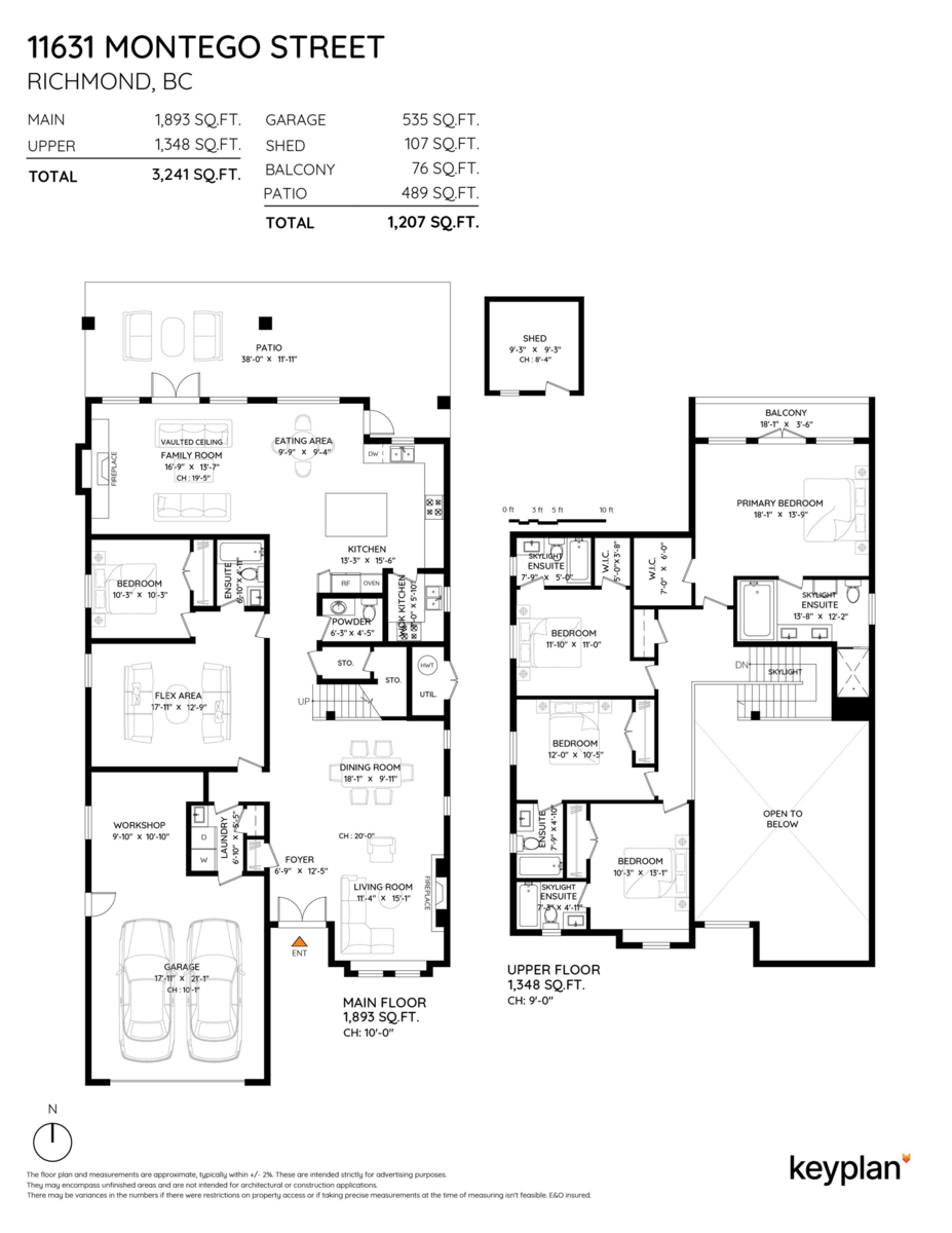 Exterior Rear Photo of 11631 Montego Street, Richmond, BC
