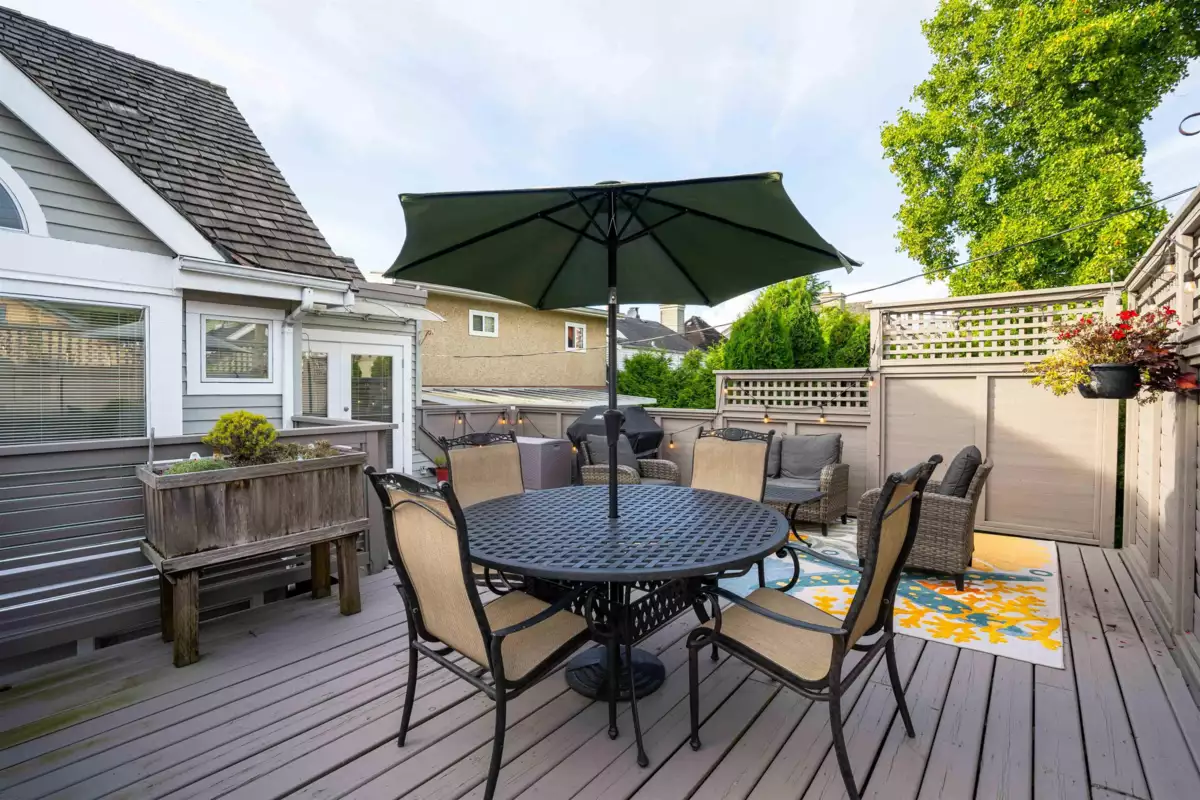 Backyard Photo of 1346 Laburnum Street, Vancouver, BC