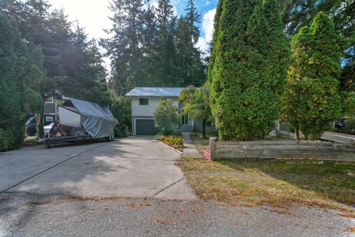 Aerial View of 1067 Fircrest Road, Gibsons, BC