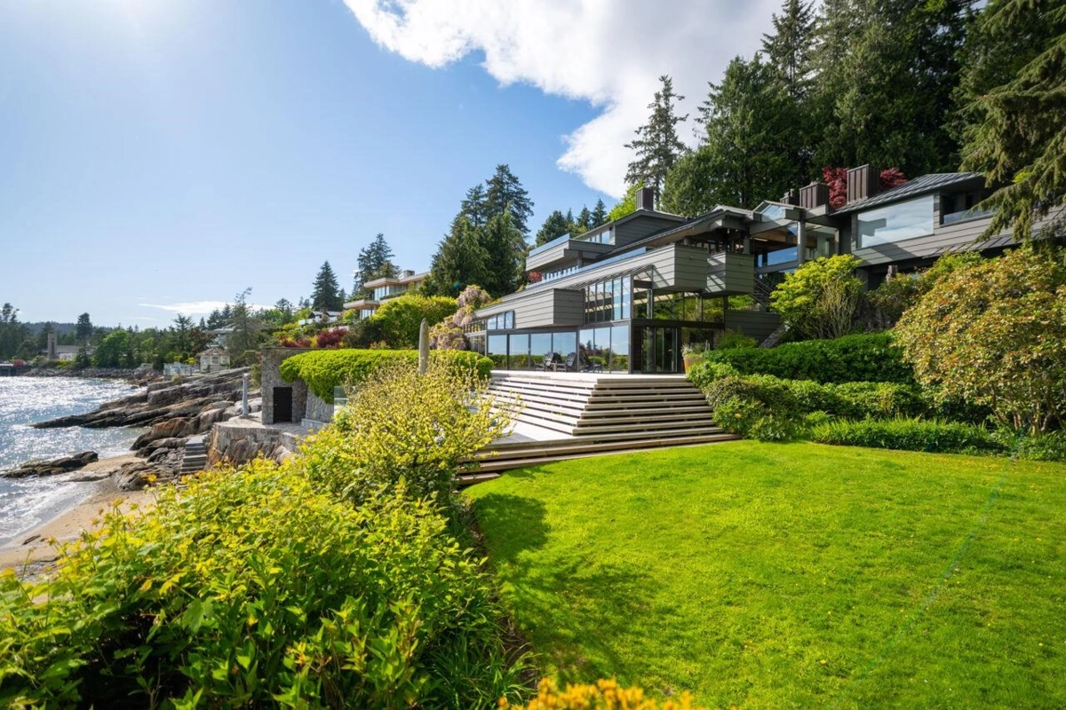 Exterior Rear Photo of 4036 Marine Drive, West Vancouver, BC