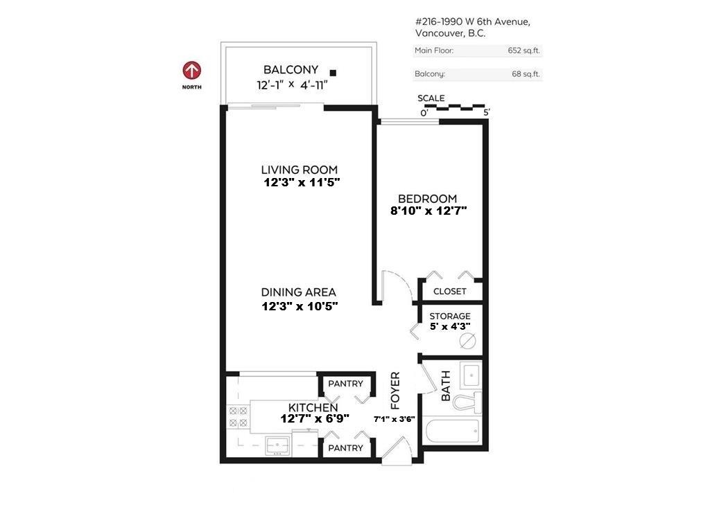 Garage Interior Photo of 216 1990 W 6th Avenue, Vancouver, BC