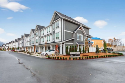 Front exterior of 17 8200 Foxfern Road, Chilliwack, BC