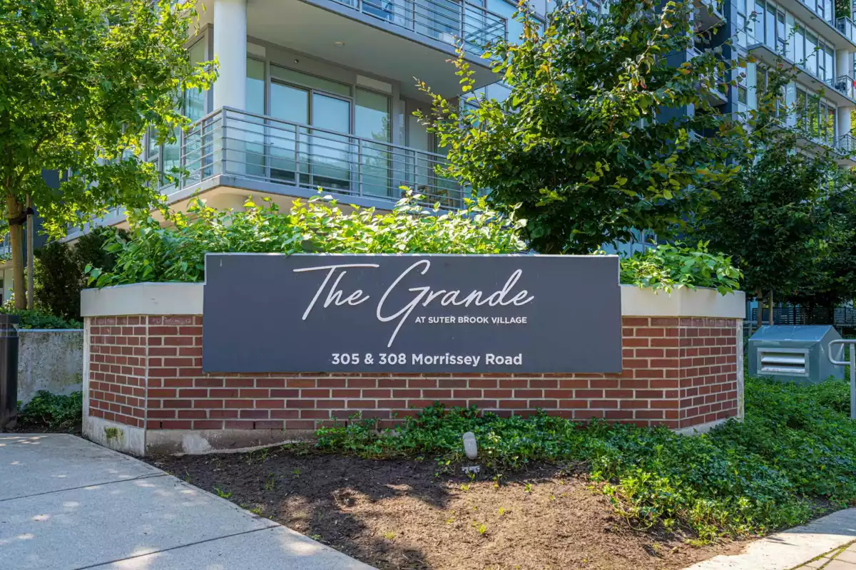 Exterior Rear Photo of 1804 308 Morrissey Road, Port Moody, BC