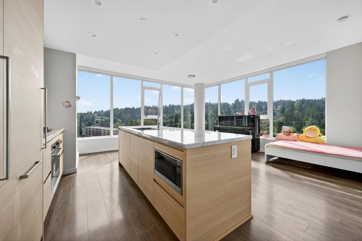 Kitchen Island Photo of 1804 308 Morrissey Road, Port Moody, BC