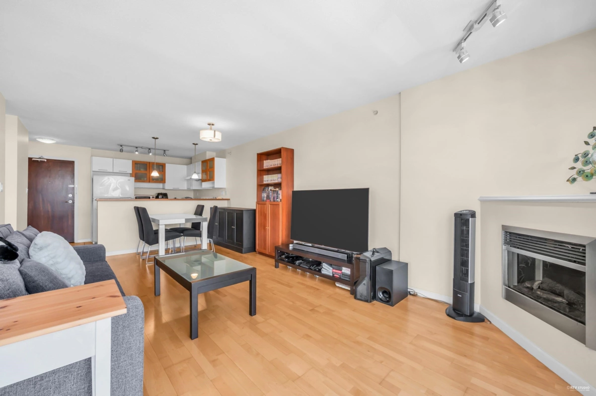 Living Room Photo of 1708 7831 Westminster Highway, Richmond, BC