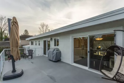 Aerial View of 9966 Merritt Drive, Chilliwack, BC