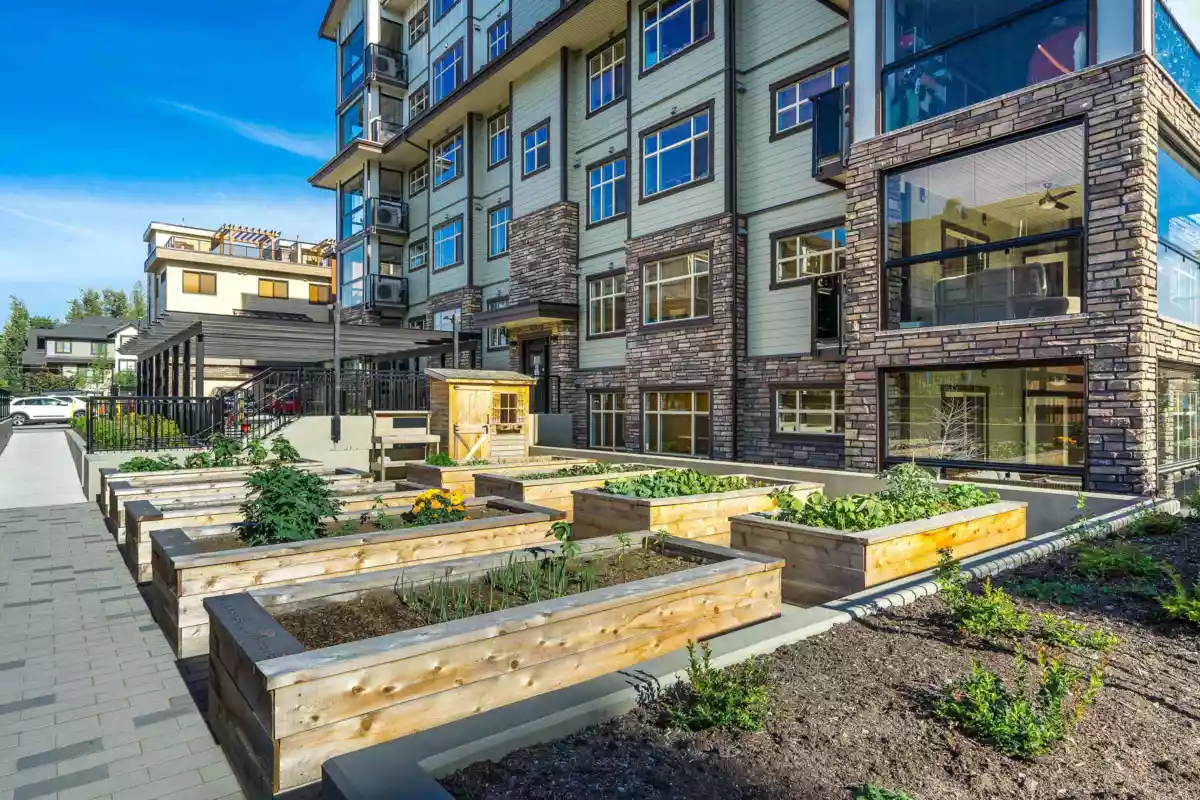 Backyard Photo of 111 8538 203a Street, Langley, BC