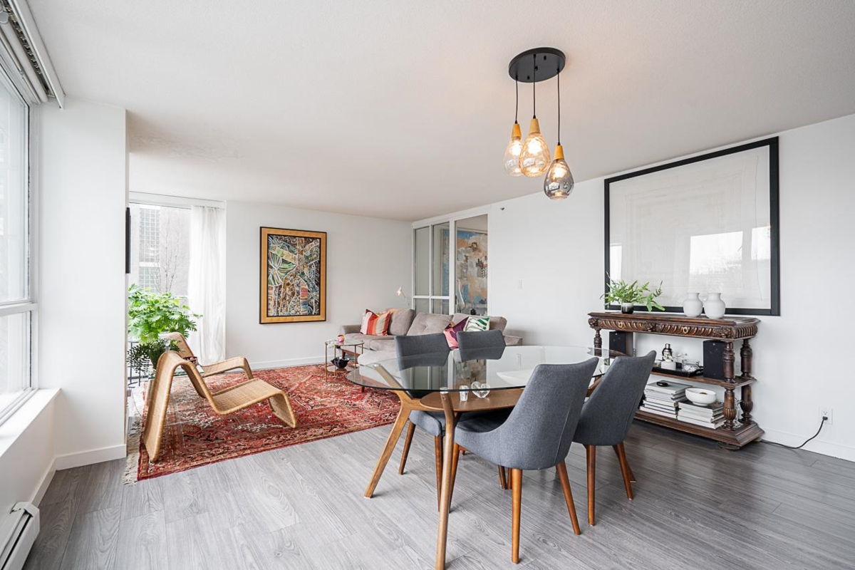 Living Room Photo of 302 1228 Marinaside Crescent, Vancouver, BC