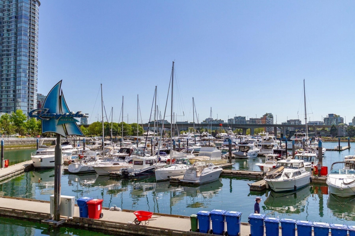 Outdoor Deck Photo of 302 1228 Marinaside Crescent, Vancouver, BC