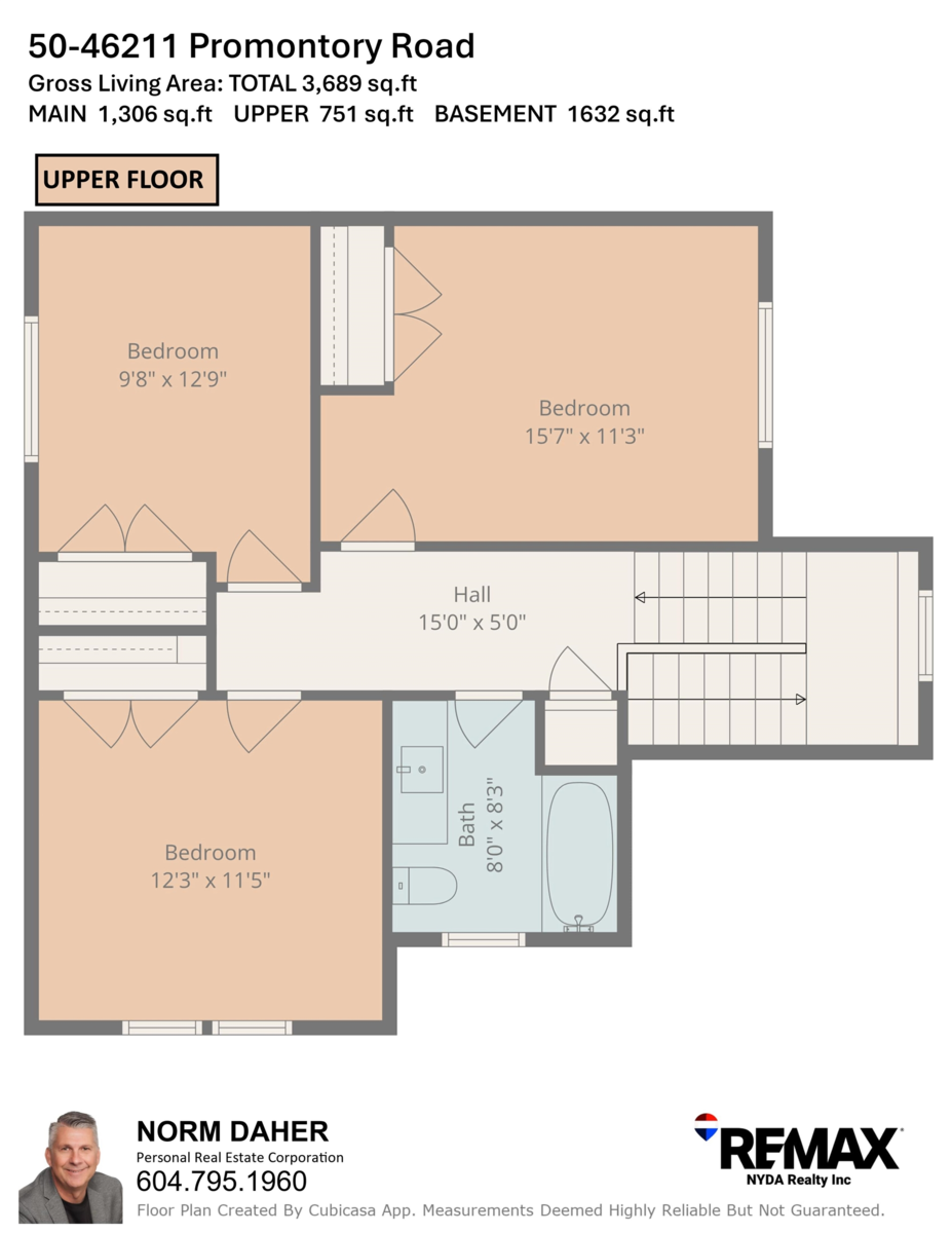 Living Room Photo of 50 46211 Promontory Road, Chilliwack, BC