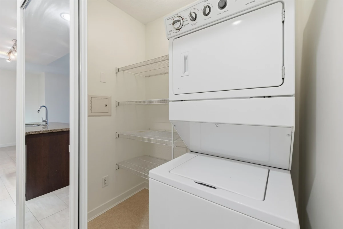 Laundry Room Photo of 301 14 Begbie Street, New Westminster, BC