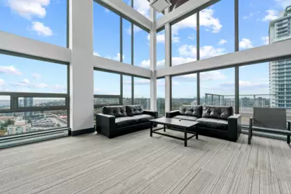 Outdoor Deck Photo of 404 518 Whiting Way, Coquitlam, BC