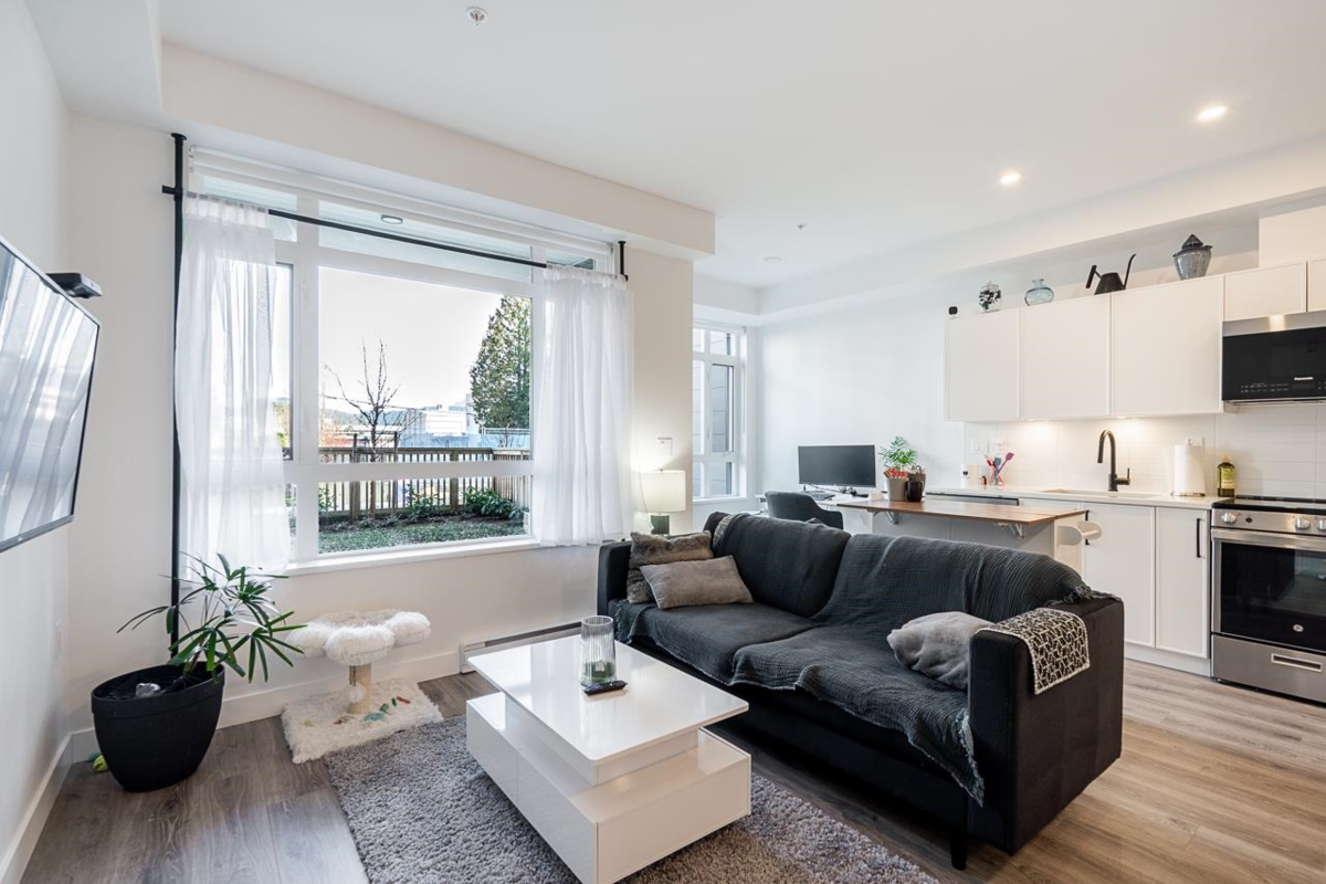 Exterior Rear Photo of 105 22575 Brown Avenue, Maple Ridge, BC